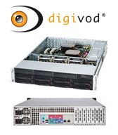 digivod Server 8 x 4 TB (mit RAID) RAID-5 vorkonfiguriert